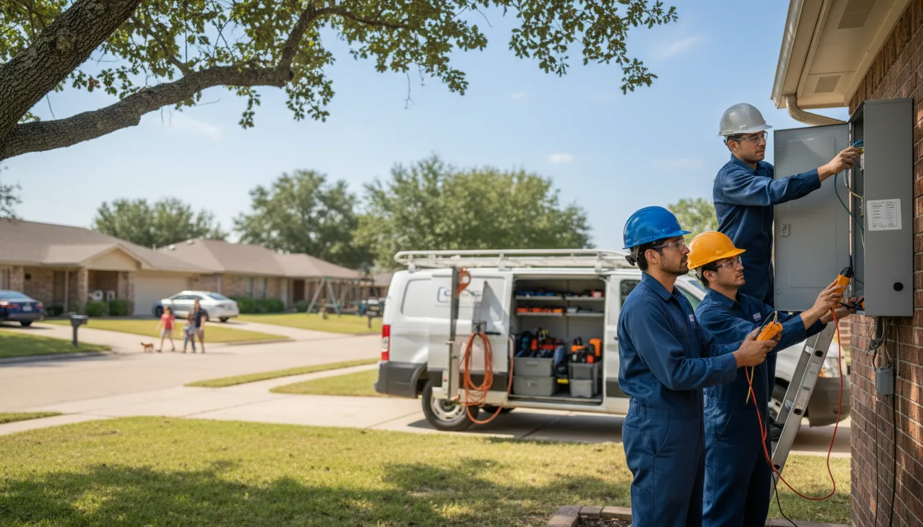 Certified electrician providing emergency electrical services in Plattenville, LA